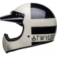 Casque Culture BELL MOTO 3 Atwyld Orbit blanc/noir