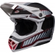 Casque Cross BELL MOTO-10 SPHERICAL Rythm blanc/rouge