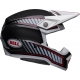 Casque Cross BELL MOTO-10 SPHERICAL Rythm blanc/rouge