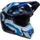 Casque Cross BELL MOTO-10 SPHERICAL Ferrandis Mechant bleu