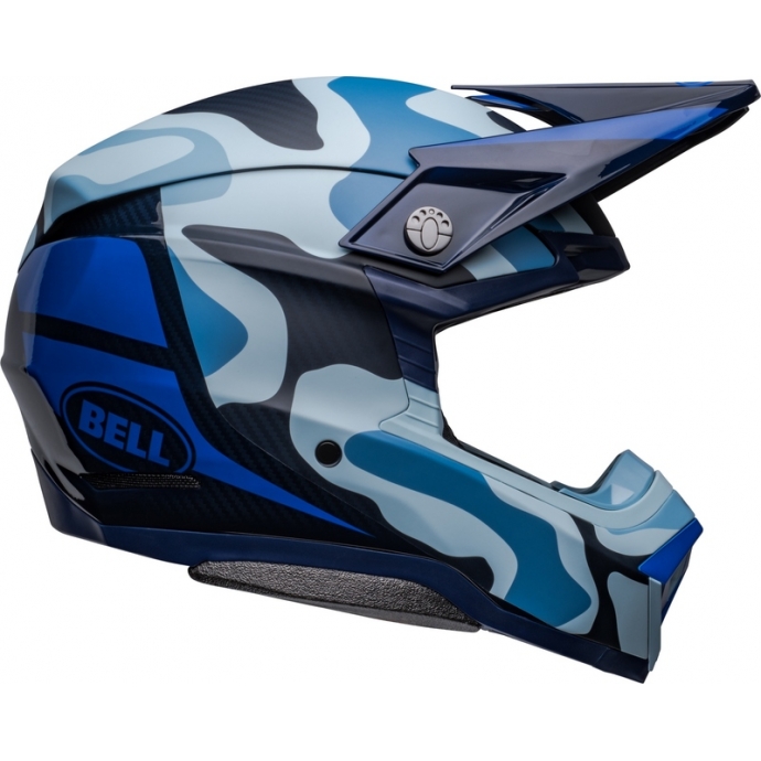 Casque Cross BELL MOTO-10 SPHERICAL Ferrandis Mechant bleu