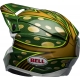 Casque Cross BELL MOTO-10 SPHERICAL MC Grath Replica 22 or/vert