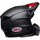 Casque Cross BELL MOTO-10 SPHERICAL Satin noir/rouge brillant