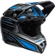 Casque Cross BELL MOTO-10 SPHERICAL Webb Marmont noir/bleu