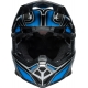 Casque Cross BELL MOTO-10 SPHERICAL Webb Marmont noir/bleu