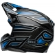 Casque Cross BELL MOTO-10 SPHERICAL Webb Marmont noir/bleu