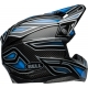 Casque Cross BELL MOTO-10 SPHERICAL Webb Marmont noir/bleu