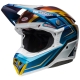 Casque Cross BELL MOTO-10 SPHERICAL Tomac Replica 24 blanc/or