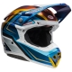 Casque Cross BELL MOTO-10 SPHERICAL Tomac Replica 24 blanc/or