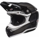 Casque Cross BELL MOTO-10 SPHERICAL Solid noir/blanc brillant