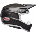 Casque Cross BELL MOTO-10 SPHERICAL Solid noir/blanc brillant