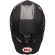 Casque Cross BELL MOTO-10 SPHERICAL Solid noir/blanc brillant