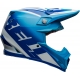 Casque Cross BELL MOTO-9S FLEX Rail bleu/blanc brillant