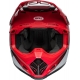 Casque Cross BELL MOTO-9S FLEX Rail rouge/blanc brillant