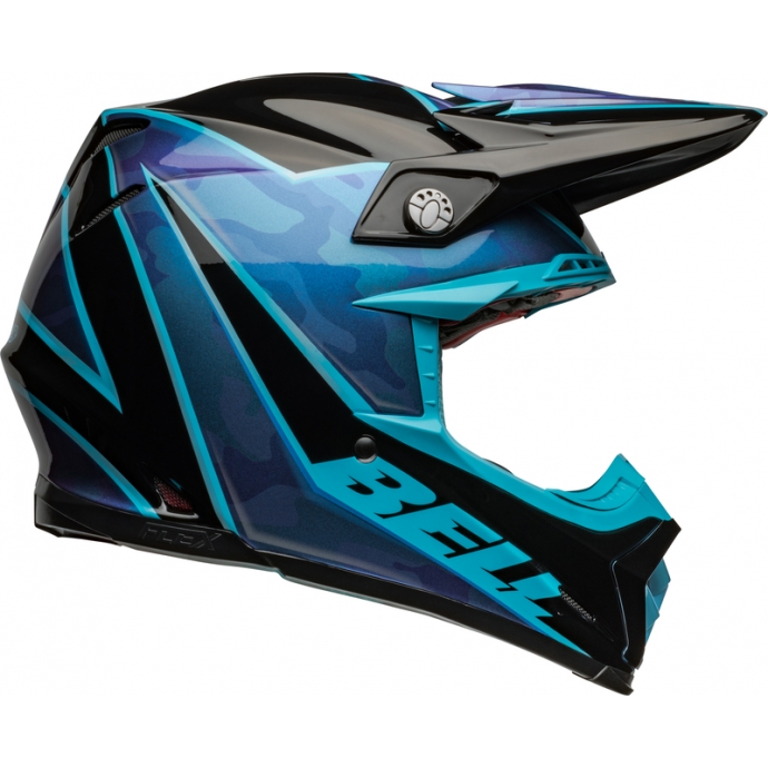 Casque Cross BELL MOTO-9S FLEX Sprite noir/bleu