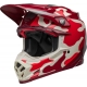 Casque Cross BELL MOTO-9S FLEX Ferrandis Méchant rouge/gris brillant