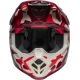 Casque Cross BELL MOTO-9S FLEX Ferrandis Méchant rouge/gris brillant