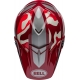 Casque Cross BELL MOTO-9S FLEX Ferrandis Méchant rouge/gris brillant