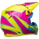 Casque Cross BELL MOTO-9S FLEX Sprite jaune/magenta