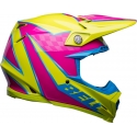 Casque Cross BELL MOTO-9S FLEX Sprite jaune/magenta