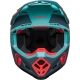 Casque Cross BELL MOTO-9S FLEX Seven Vangard aqua/noir mat