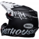 Casque Cross BELL MOTO-9S FLEX Fasthouse Crew noir/blanc mat