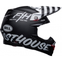 Casque Cross BELL MOTO-9S FLEX Fasthouse Crew noir/blanc mat