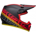 Casque Cross BELL MX-9 MIPS Offset noir/rouge mat