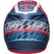 Casque Cross BELL MX-9 MIPS Offset Metallic bleu/blanc