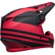 Casque Cross BELL MX-9 MIPS Disrupt noir/rouge mat