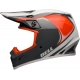 Casque Cross BELL MX-9 MIPS Dart gris anthracite/orange brillant