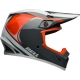 Casque Cross BELL MX-9 MIPS Dart gris anthracite/orange brillant