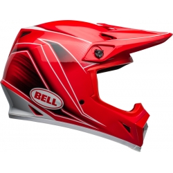 Casque Cross BELL MX-9 MIPS Zone rouge brillant