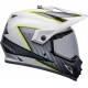 Casque BELL MX-9 Adventure MIPS Dalton blanc/jaune