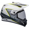 Casque BELL MX-9 Adventure MIPS Dalton blanc/jaune