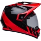 Casque BELL MX-9 Adventure MIPS Dash noir/rouge