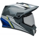 Casque BELL MX-9 Adventure MIPS Alpine gris/bleu